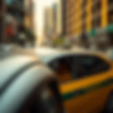 Infographic explaining additional charges associated with Dubai taxi services
