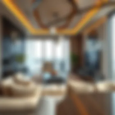 Luxurious Living Space in Al Durrah Luxurious interior of a residence in Al Durrah Building