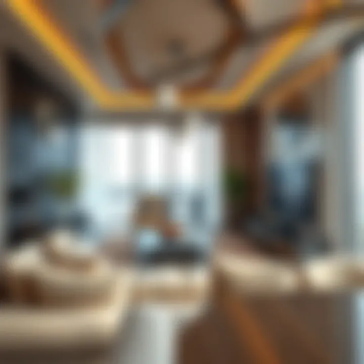 Luxurious Living Space in Al Durrah Luxurious interior of a residence in Al Durrah Building