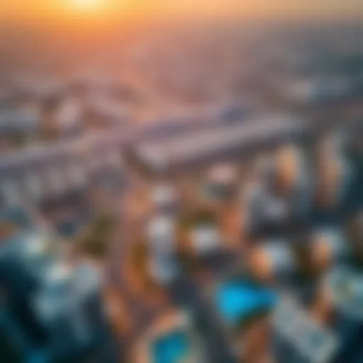 Aerial view of Dubai showcasing Al Hathboor Real Estate development