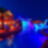 A panoramic view of Aqua Fun Dubai showcasing its vibrant water attractions.