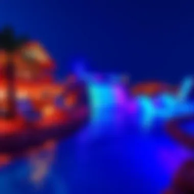 Aqua Fun Dubai Attractions Overview A panoramic view of Aqua Fun Dubai showcasing its vibrant water attractions.
