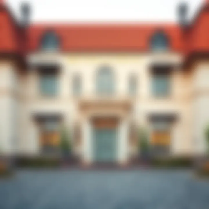 Exterior view of a prestigious British school in Dubai