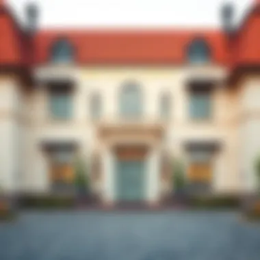 Prestigious British School in Dubai Exterior view of a prestigious British school in Dubai