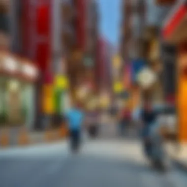 Vibrant streets of Karama showcasing local life