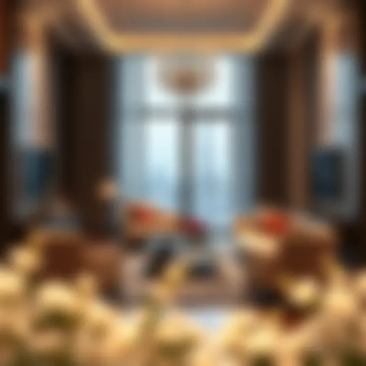 Luxurious interior of a unit in Reef Tower demonstrating living standards