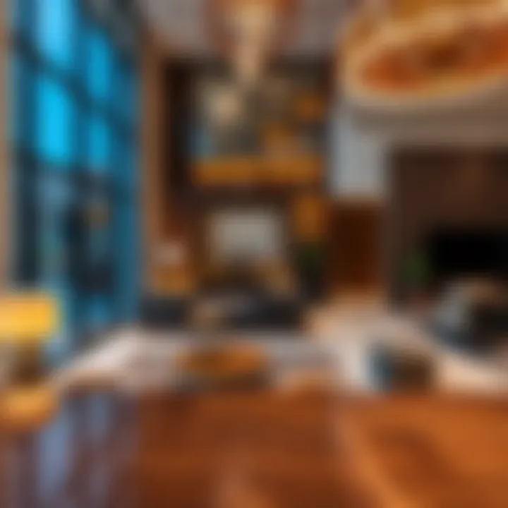 Luxurious interiors of a Creek Gate residence