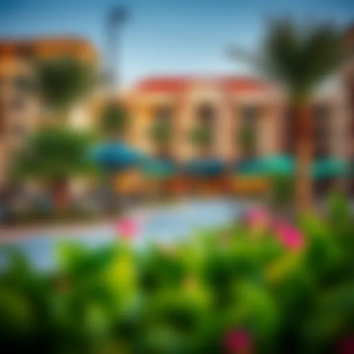 Vibrant community amenities in District 15 JVC