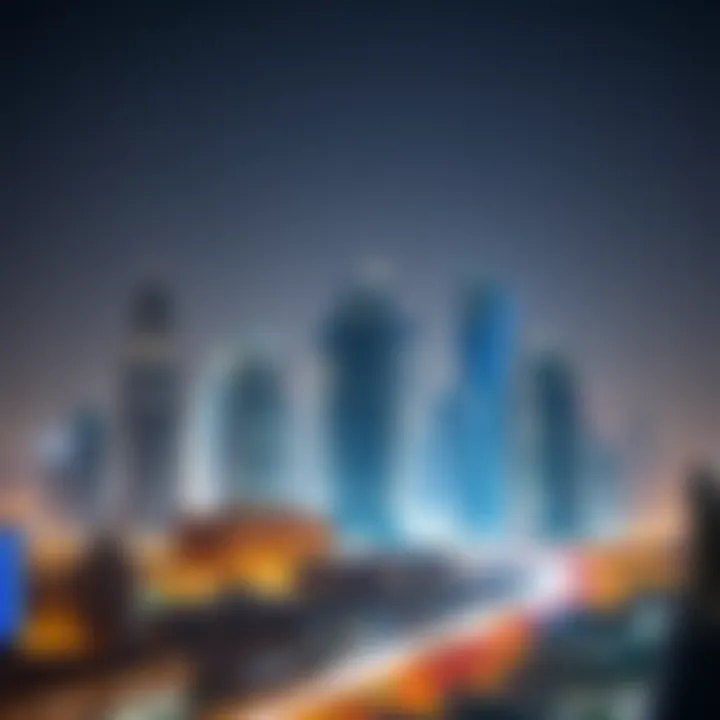 Downtown Dubai skyline featuring Emaar projects