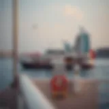 Scenic Dubai RTA Ferry Experience A scenic view of the Dubai RTA ferry on the water