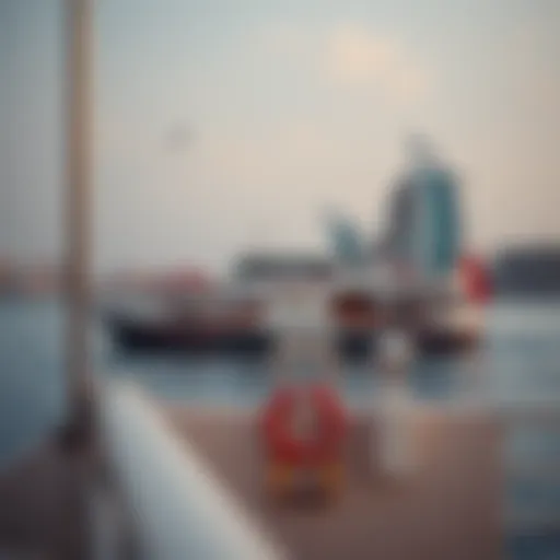 Scenic Dubai RTA Ferry Experience A scenic view of the Dubai RTA ferry on the water