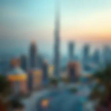 Luxurious Skyline View of Dubai Luxurious skyline view of Dubai