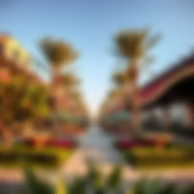 Community Amenities in Emirates Hills Community amenities in Emirates Hills, including a beautiful park