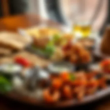 An inviting platter of traditional Emirati dishes