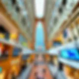 Breathtaking interior view of Dubai Mall showcasing its architectural splendor