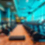Vibrant gym environment in Dubai