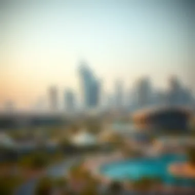 ADNOC Headquarters: A Symbol of Progress Panoramic view of the Abu Dhabi skyline featuring the ADNOC Headquarters