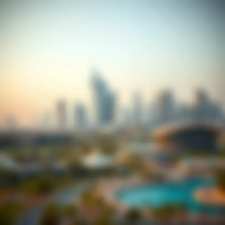 ADNOC Headquarters: A Symbol of Progress Panoramic view of the Abu Dhabi skyline featuring the ADNOC Headquarters
