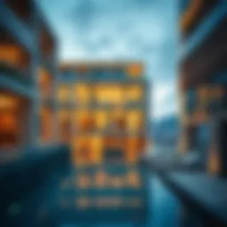 Stunning architectural view of District One Residence showcasing modern design