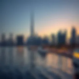 A modern skyline of Dubai showcasing luxury real estate