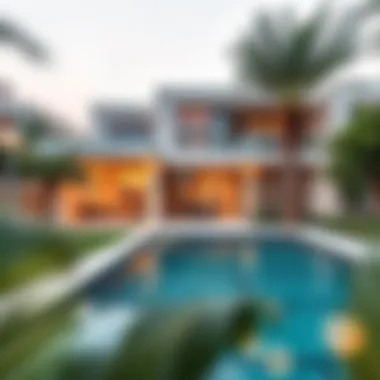 Modern villa in Dubai's upscale neighborhood