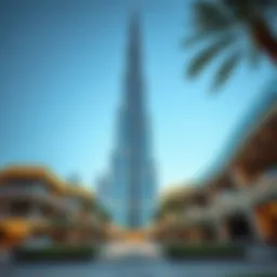 Stunning architectural view of Emirates Tower