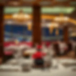 Elegant dining setup at مطعم الامور الرقه, showcasing fine tableware