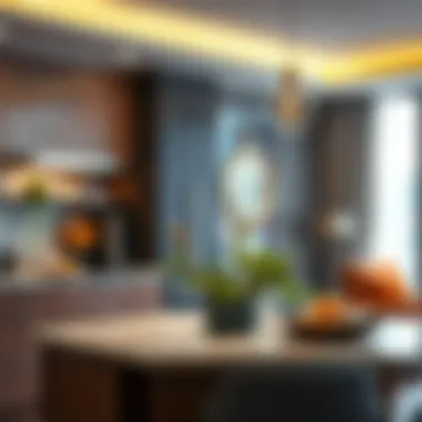 Culinary Haven in Hotel Apartments Modern kitchen in a Dubai hotel apartment