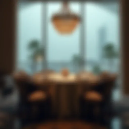 Elegant dining setup at مطعم خوفو السيف