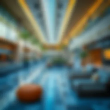 Relaxing recreational spaces within Nakheel Mall