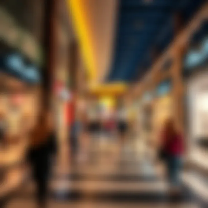Shoppers exploring the diverse retail options at Nakheel Mall