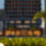 Luxurious exterior view of Mövenpick Jumeirah Lakes Towers