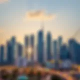 Modern Skyline of Dubai Modern skyline of Dubai showcasing offplan properties