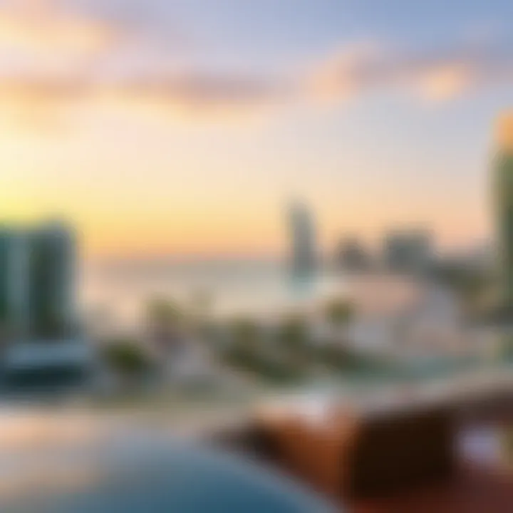 Stunning beachfront view of Prime Jumeirah