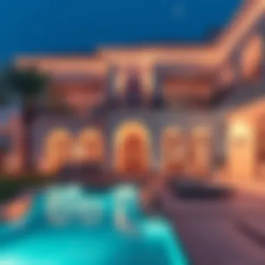 Luxurious villa architecture in Prime Jumeirah
