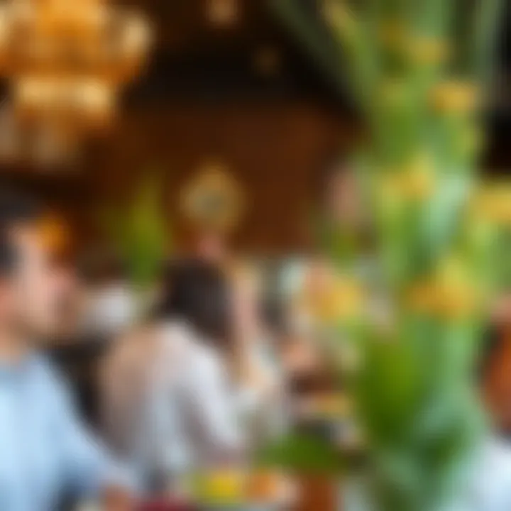 Guests enjoying the lively ambiance at مطعم مروش خليفة أ