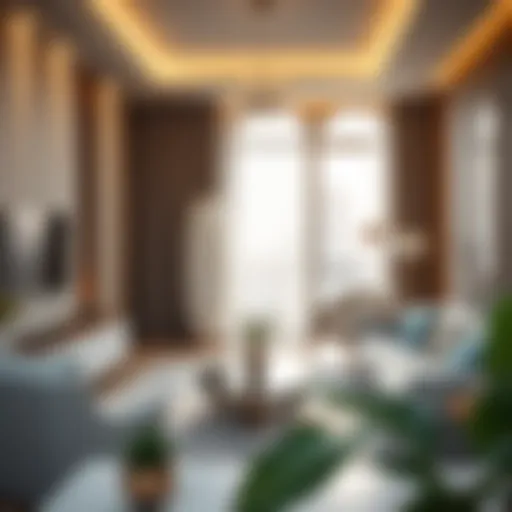 Modern apartment interior in Mankhool