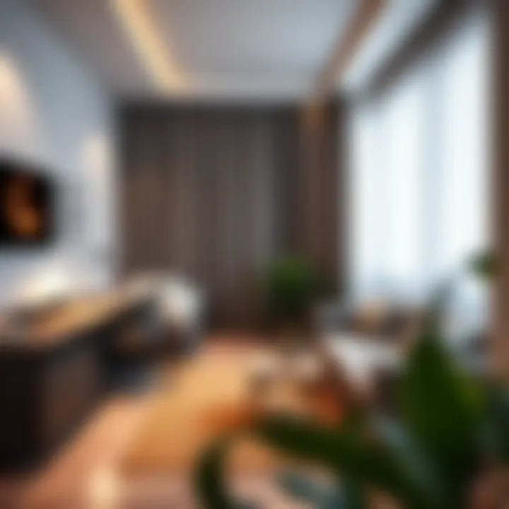 Shared Living: Experience Cozy Room Rentals Cozy room setup in a shared apartment in Dubai