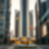 Architectural view of Safa One Tower showcasing its modern design