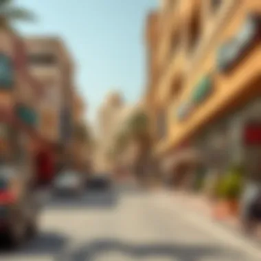 Commercial Spaces in Al Qusais Vibrant streets of Al Qusais showcasing commercial spaces