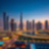 A stunning skyline view of Dubai showcasing modern architecture