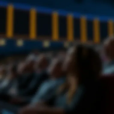 Audience immersed in a cinematic experience