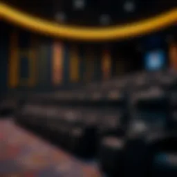 Luxurious cinema seating at Dubai Hills Mall