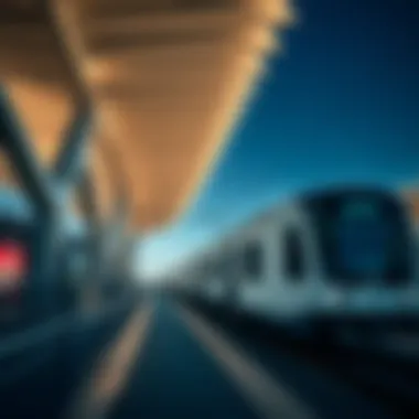 Architectural Elegance of Dubai Tram Station Architectural design of Dubai Tram Station