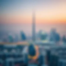 Aerial view of Dubai skyline showcasing real estate development