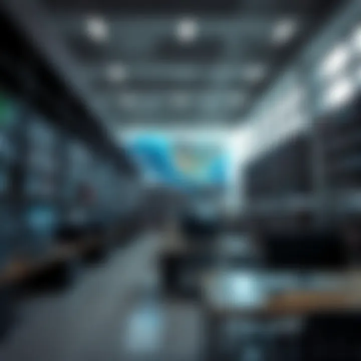 A technologically equipped school library