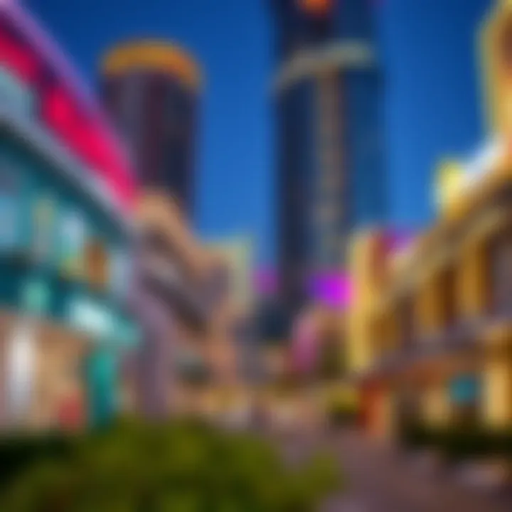 Vibrant Streetscape Around Maze Tower Vibrant streetscape around Maze Tower, illustrating the lifestyle and amenities available in the area