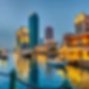 The serene beauty of Dubai Creek reflecting traditional architecture