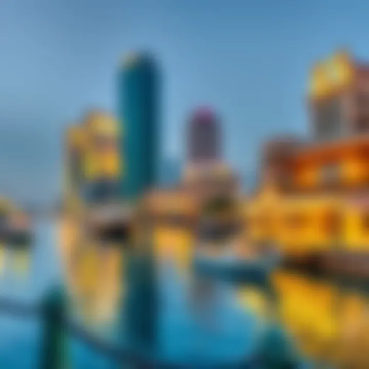 The serene beauty of Dubai Creek reflecting traditional architecture