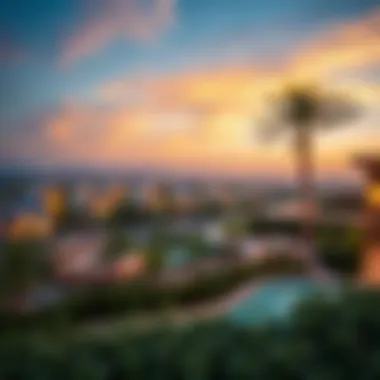 Scenic Views of Dubai Villa Communities Stunning landscape view of a villa community in Dubai